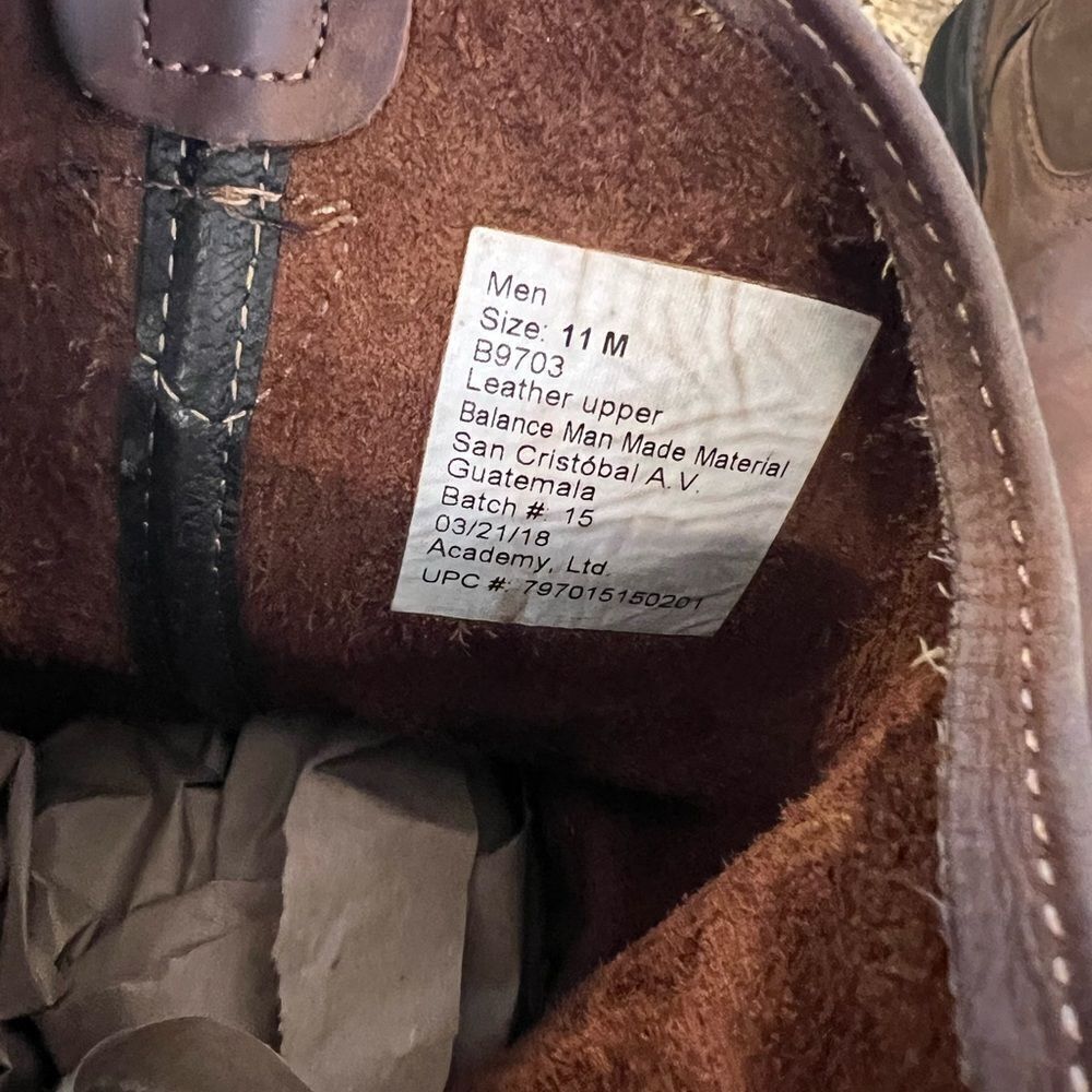 Brazos work boots men’s 11 - Picture 5 of 9